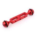 Braccio a doppia sfera in lega di alluminio PULUZ da 5,1 pollici e 13 cm, diametro della sfera: 25 mm, 5.1 inch (Red)