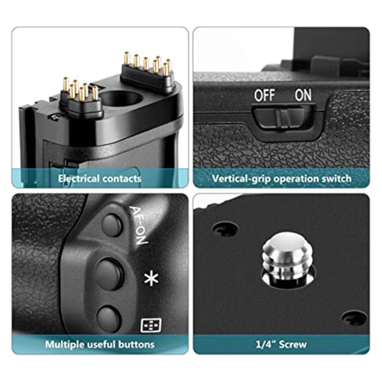 Impugnatura verticale per batteria per fotocamera PULUZ per Canon EOS 6D Mark II, Canon 6D2