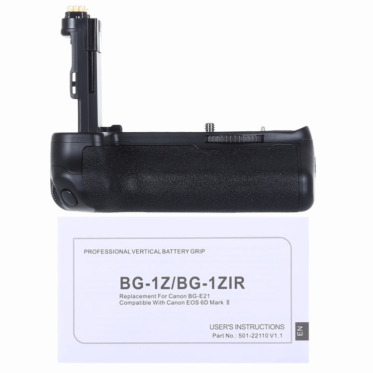 Impugnatura verticale per batteria per fotocamera PULUZ per Canon EOS 6D Mark II, Canon 6D2