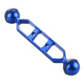 Braccio a doppia sfera in lega di alluminio PULUZ da 7,0 pollici 17,7 cm, diametro sfera: 25 mm, 7.0 inch (Blue), 7.0 inch (Red)