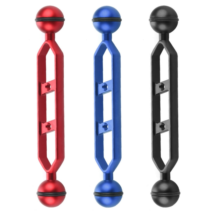Braccio a doppia sfera in lega di alluminio PULUZ da 7,0 pollici 17,7 cm, diametro sfera: 25 mm, 7.0 inch (Blue), 7.0 inch (Red)