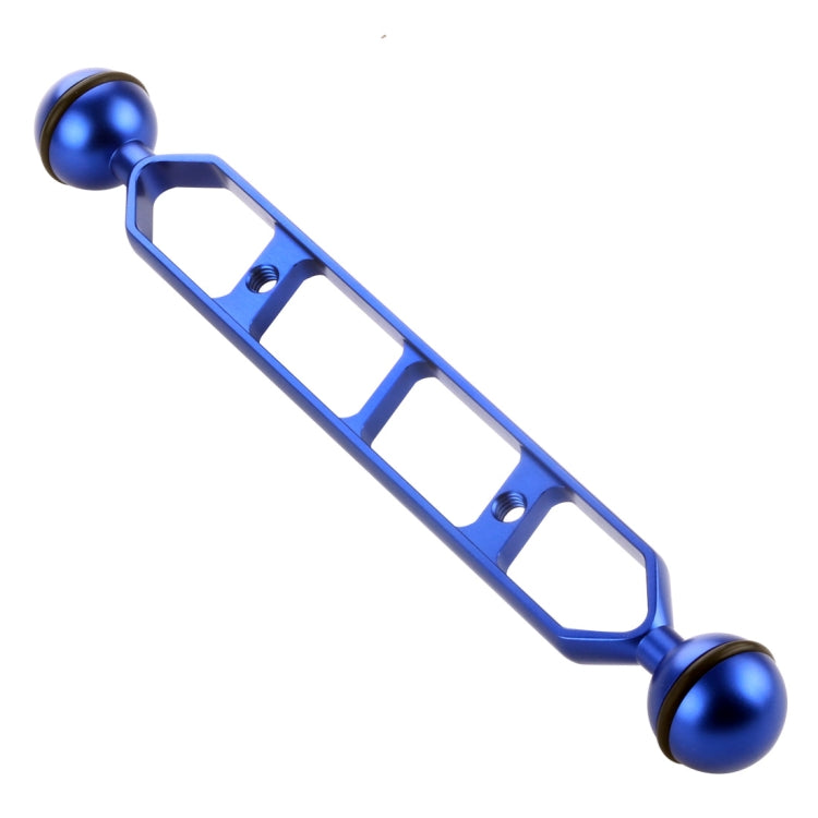 Braccio a doppia sfera in lega di alluminio PULUZ da 9,0 pollici 22,8 cm, diametro sfera: 25 mm, 9.0 inch (Blue)
