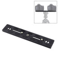 PULUZ 200mm Lunghezza PU-200 Piastra a Sgancio Rapido in Lega di Alluminio-Magnesio Morsetto QR per Testa a Sfera Treppiede Benro B3 / J2 /J3