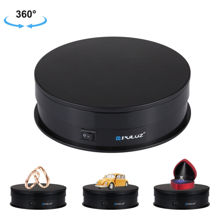 PULUZ 15 cm USB Giradischi Elettrico Espositore Puntelli per Riprese Video Giradischi per Fotografia, Carico 1-5 kg