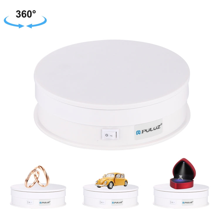 PULUZ 15 cm USB Giradischi Elettrico Espositore Puntelli per Riprese Video Giradischi per Fotografia, Carico 1-5 kg