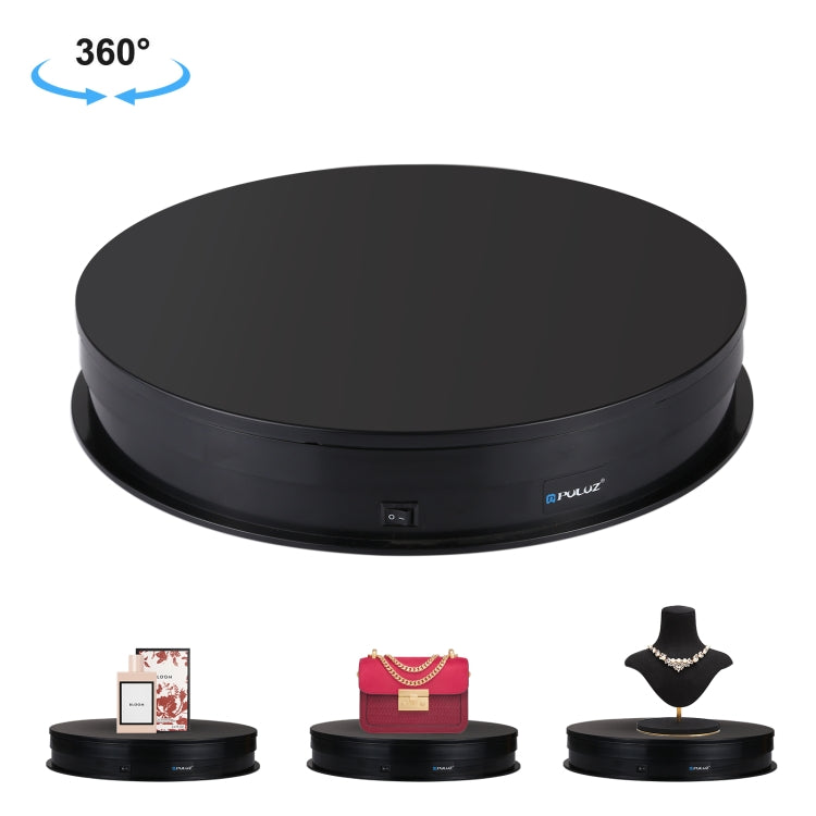 PULUZ 30 cm USB Giradischi Elettrico Espositore Puntelli per Riprese Video Giradischi per Fotografia, Carico 10-20 kg