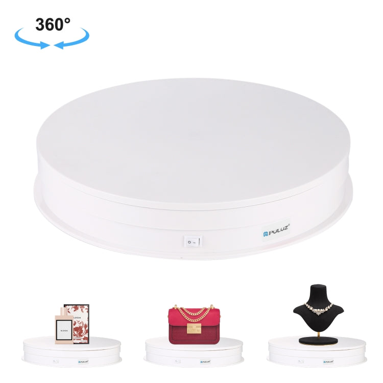 PULUZ 30 cm USB Giradischi Elettrico Espositore Puntelli per Riprese Video Giradischi per Fotografia, Carico 10-20 kg