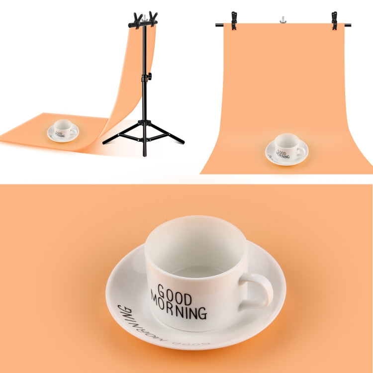 Staffa per barra trasversale per fondale, supporto per fondale per studio fotografico a forma di T da 67 cm con clip, senza fondale, Backdrop Stand