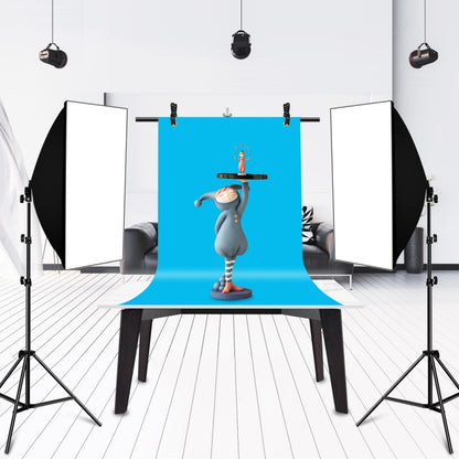 Staffa per barra trasversale per fondale, supporto per fondale per studio fotografico a forma di T da 67 cm con clip, senza fondale, Backdrop Stand