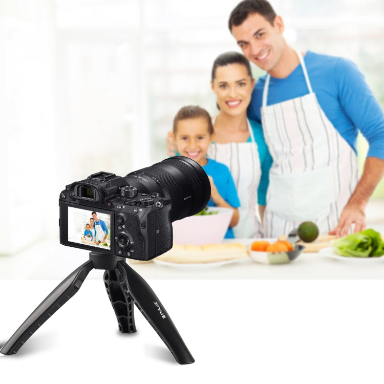 PULUZ Semplice Mini Supporto da Tavolo per Treppiede in ABS con Vite da 1/4 di Pollice per DSLR e Fotocamere Digitali, Altezza di Lavoro: 9 cm, ABS Tripod