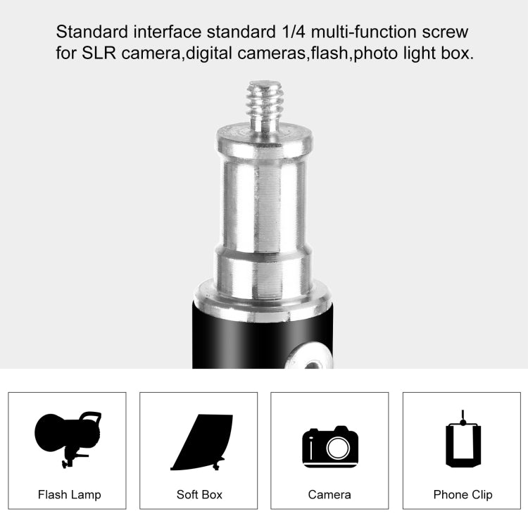 PULUZ Supporto per treppiede pieghevole a 3 sezioni, altezza 2,8 m, per luce video fotografica/luce per fondale