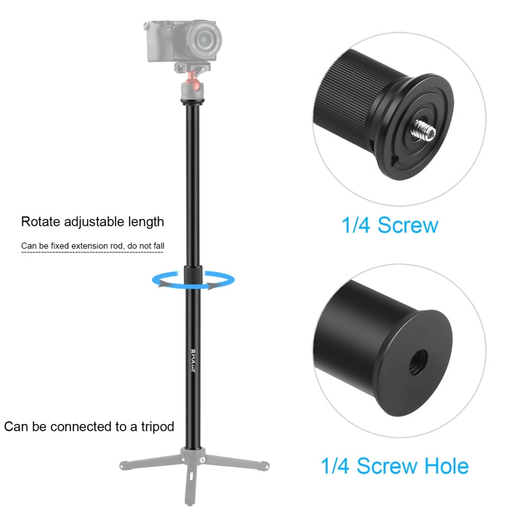 Supporto per monopiede con asta centrale con prolunga telescopica PULUZ, lunghezza asta: 33-60 cm, Extension Rod
