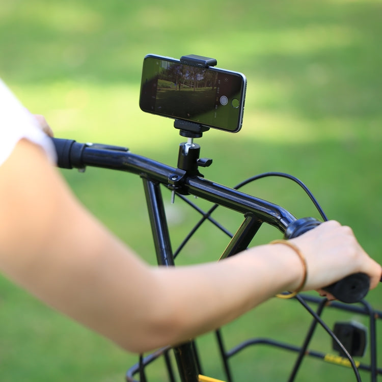 PULUZ Selfie Sticks Morsetto per telefono con supporto per treppiede con foro per vite da 1/4 di pollice per iPhone, Samsung, HTC, Sony, LG e altri smartphone