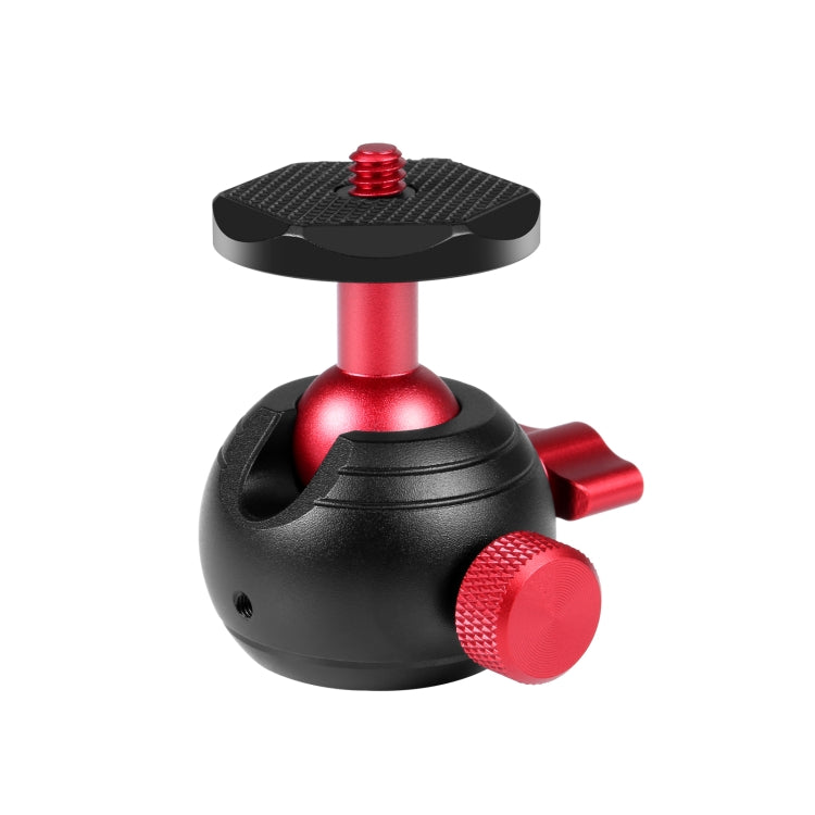 Adattatore per testa a sfera per treppiede panoramico in metallo PULUZ a 360 gradi, 360 Panorama (Red)