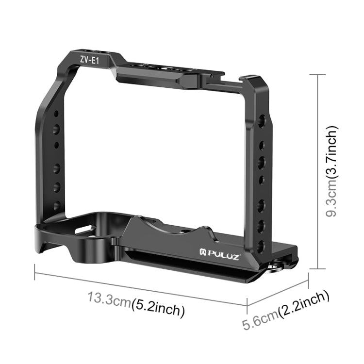 Per Sony ZV-E1 PULUZ Stabilizzatore per gabbia per fotocamera in lega di alluminio