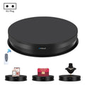 PULUZ Espositore per giradischi con velocità di regolazione da 30 cm, carico 10-15 kg, presa EU, 30cm Load 10-15kg Black EU Plug, 30cm Load 10-15kg White EU Plug