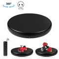PULUZ Espositore per giradischi rotante con regolazione della velocità da 45 cm, nero, carico 100 kg, 45cm Load 100kg Black AU Plug, 45cm Load 100kg Black EU Plug, 45cm Load 100kg Black UK Plug, 45cm Load 100kg Black US Plug