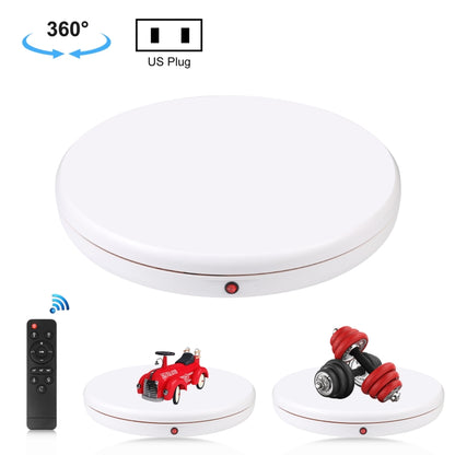PULUZ Espositore per giradischi rotante con regolazione della velocità da 45 cm, bianco, carico 100 kg, 45cm Load 100kg White AU Plug, 45cm Load 100kg White EU Plug, 45cm Load 100kg White UK Plug, 45cm Load 100kg White US Plug