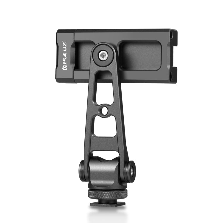 Staffa di supporto per morsetto per telefono in lega di alluminio con rotazione a 360° dell'asse Z PULUZ, Z-axis Phone Clamp