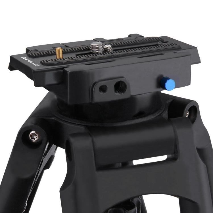 Adattatore con morsetto a sgancio rapido PULUZ + piastra a sgancio rapido per fotocamere DSLR e SLR, QR Plate Black