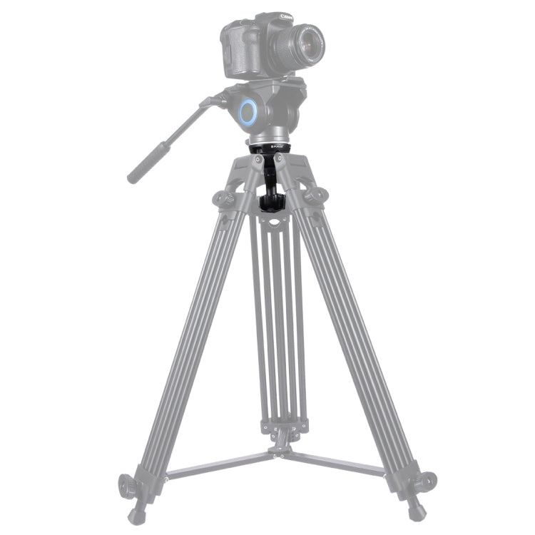 PULUZ Adattatore da mezza sfera a ciotola da 75 mm per fotocamera DSLR con treppiede a testa fluida, materiale metallico, Bowl Adapter