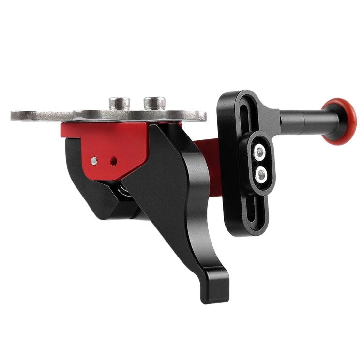 PULUZ Supporto per leva adattatore estensione grilletto rilascio otturatore per sistema braccio subacqueo