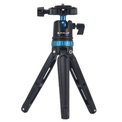PULUZ Mini treppiede da tavolo regolabile in metallo tascabile con testa a sfera a 360 gradi per DSLR e fotocamere digitali, altezza regolabile: 11-20,2 cm, Tripod with Head(L)