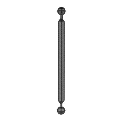 Braccio flottante in fibra di carbonio a doppia sfera PULUZ da 12 pollici, 30,4 cm, lunghezza 20,8 mm, diametro sfera: 25 mm, 12 inch Black