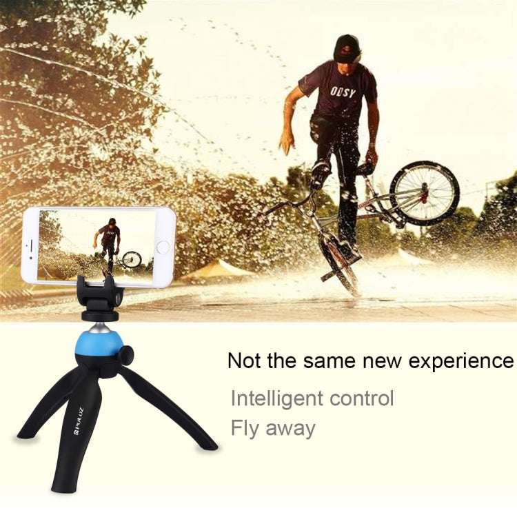 📸 Mini Treppiede PULUZ con Testa a Sfera a 360° + Morsetto Smartphone