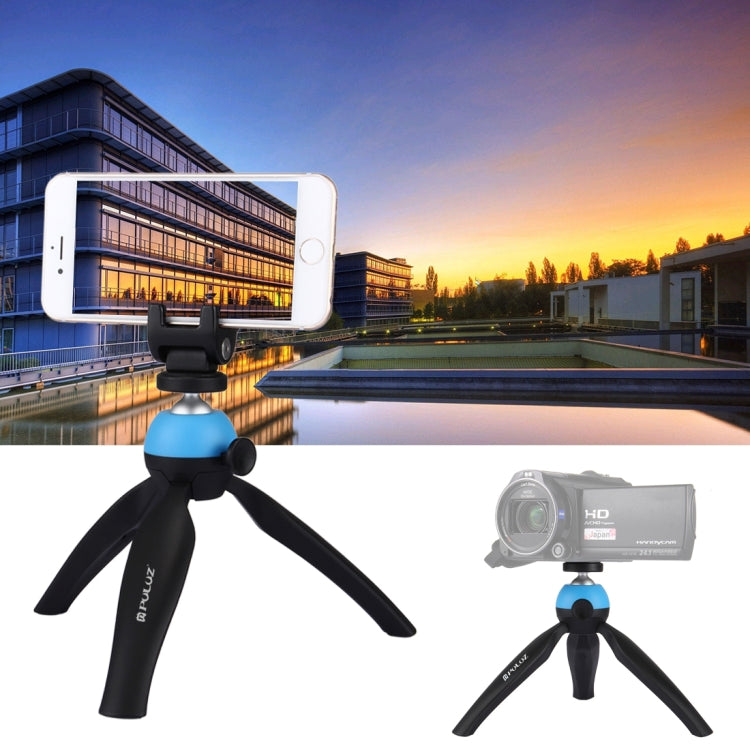 📸 Mini Treppiede PULUZ con Testa a Sfera a 360° + Morsetto Smartphone