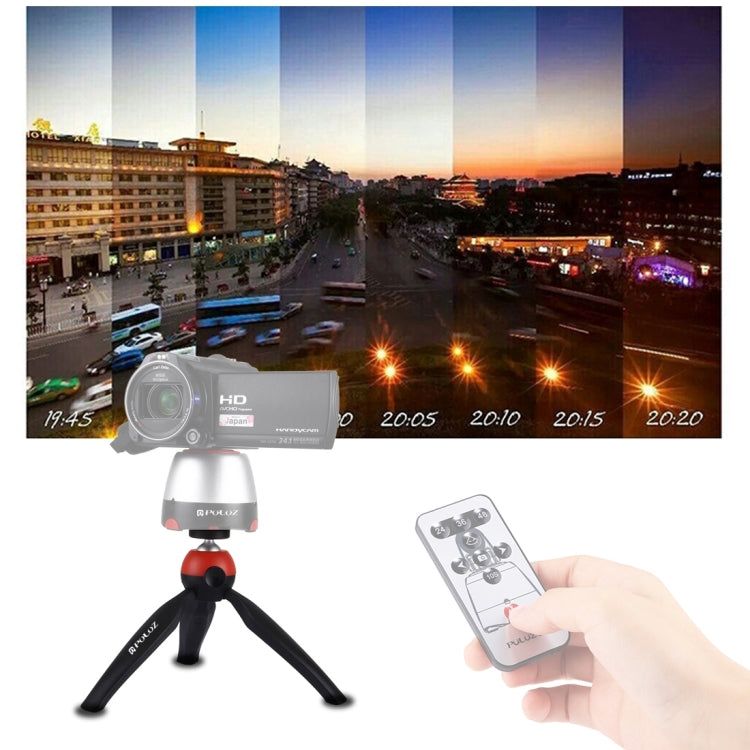 PULUZ Mini treppiede tascabile con testa a sfera a 360 gradi e morsetto per telefono per smartphone, Tripod + Clamp