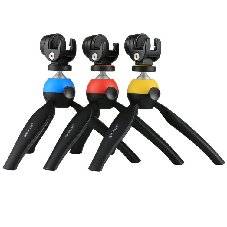 PULUZ Mini treppiede tascabile con testa a sfera a 360 gradi e morsetto per telefono per smartphone, Tripod + Clamp