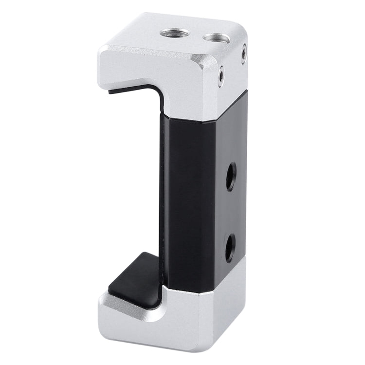 PULUZ Staffa di supporto universale per morsetto in lega di alluminio per telefono con slitta fredda per iPhone, Galaxy, Huawei, Xiaomi, Sony, HTC, Google e altri smartphone, Phone Clamp