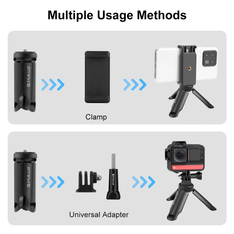 Per iPhone, Galaxy, Huawei, Xiaomi, Sony, HTC, Google e altri smartphone, Tripod+Clamp 1