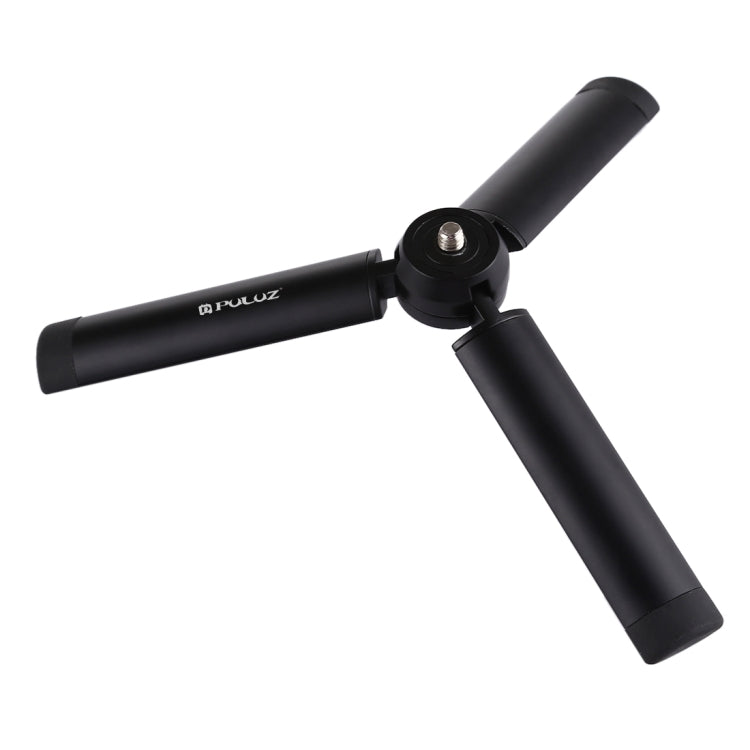 PULUZ Mini Pocket Metal Supporto per treppiede da tavolo con vite da 1/4 di pollice per DSLR e fotocamere digitali, carico: 10 kg, Desktop Tripod