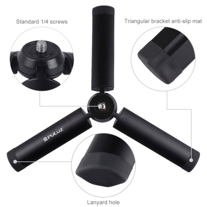 PULUZ Mini Pocket Metal Supporto per treppiede da tavolo con vite da 1/4 di pollice per DSLR e fotocamere digitali, carico: 10 kg, Desktop Tripod