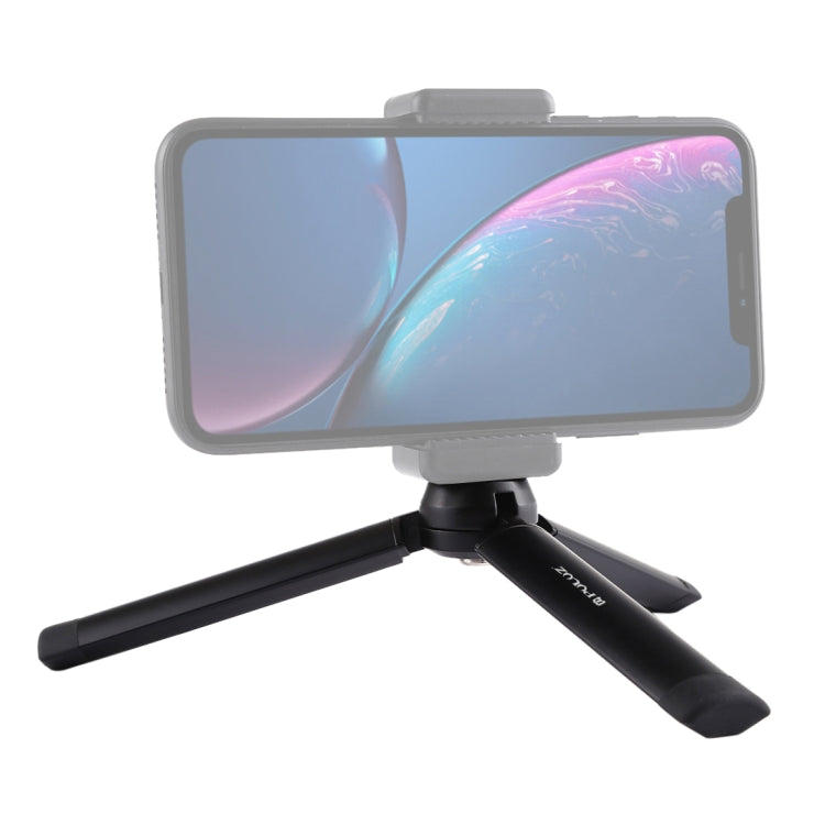 PULUZ Mini Pocket Metal Supporto per treppiede da tavolo con vite da 1/4 di pollice per DSLR e fotocamere digitali, carico: 10 kg, Desktop Tripod