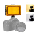 PULUZ Pocket 96 LED 860LM Luce professionale per vlogging, fotografia, video e studio fotografico con filtri magnetici bianchi e arancioni, pannello luminoso per fotocamere Canon, Nikon, DSLR, 104 LED