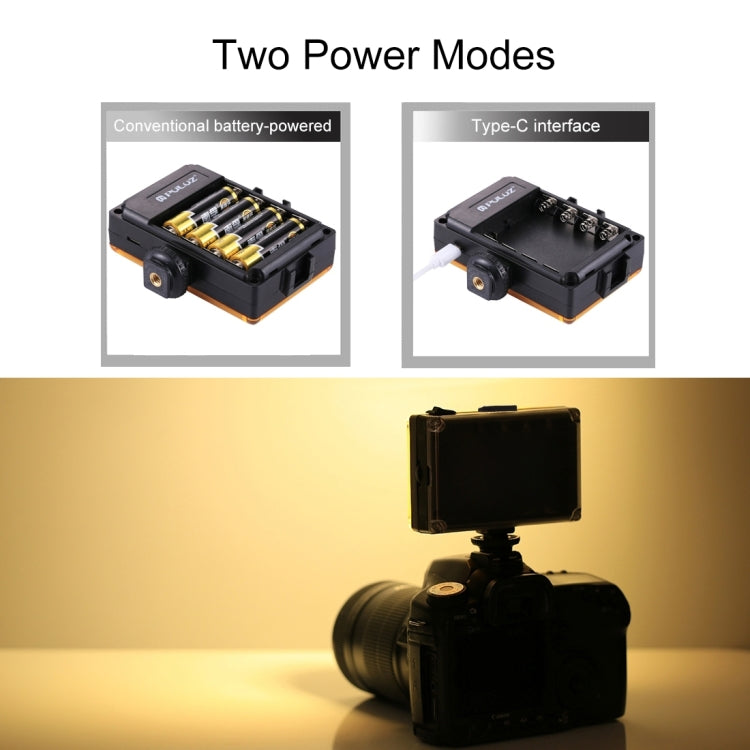 PULUZ Pocket 96 LED 860LM Luce professionale per vlogging, fotografia, video e studio fotografico con filtri magnetici bianchi e arancioni, pannello luminoso per fotocamere Canon, Nikon, DSLR