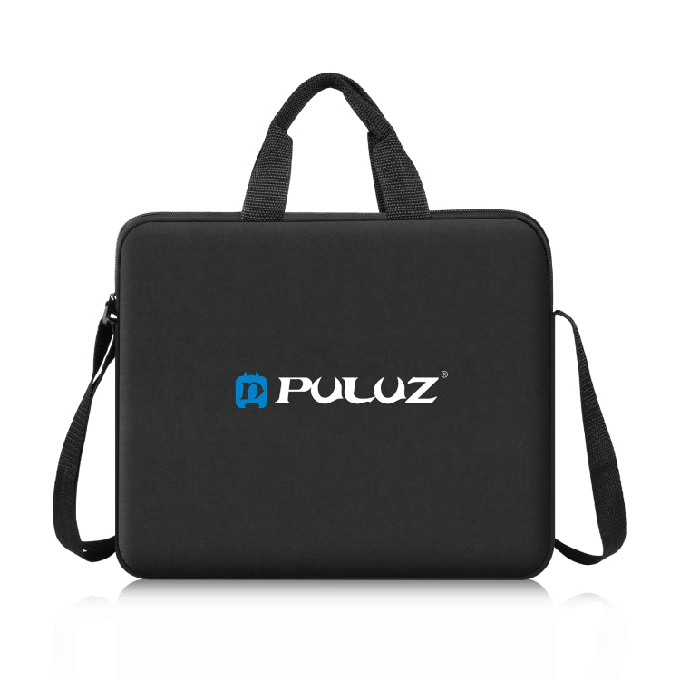 PULUZ Anello da 10 pollici con luci a LED Borsa a tracolla portatile con cerniera, dimensioni: 33 cm x 28 cm x 3 cm, 33cm x 28cm x 3cm
