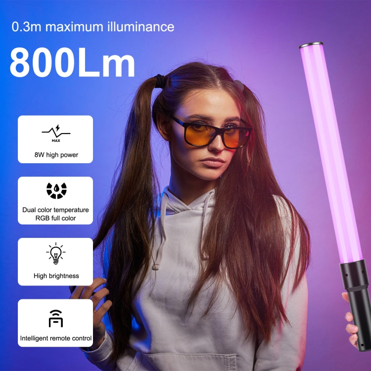 PULUZ 144 LED Foto portatile Stick Light Luce di riempimento RGB a colori, 144 LEDs RGB Fill Light