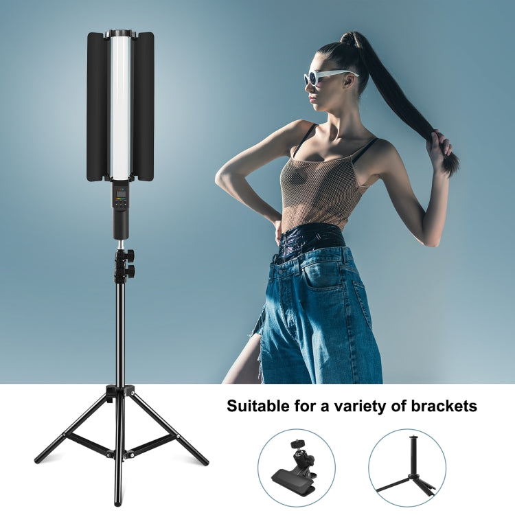 PULUZ 190 LED Photo Stick portatile Luce di riempimento RGB a colori con Barndoor, 190 LEDs RGB Fill Light with Barndoor