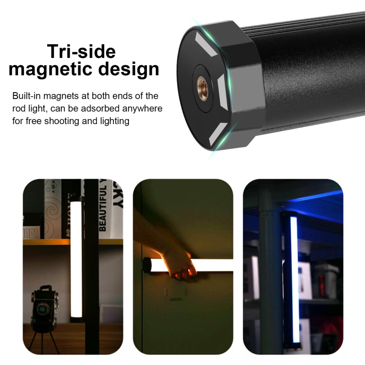 PULUZ 135 LED Foto portatile Stick Light Luce di riempimento RGB a colori, 135 LEDs RGB Fill Light