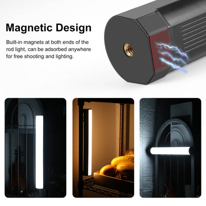PULUZ Luce di riempimento a LED magnetica a colori RGB portatile per foto da 30 cm, 30cm Magnetic LED Fill Light