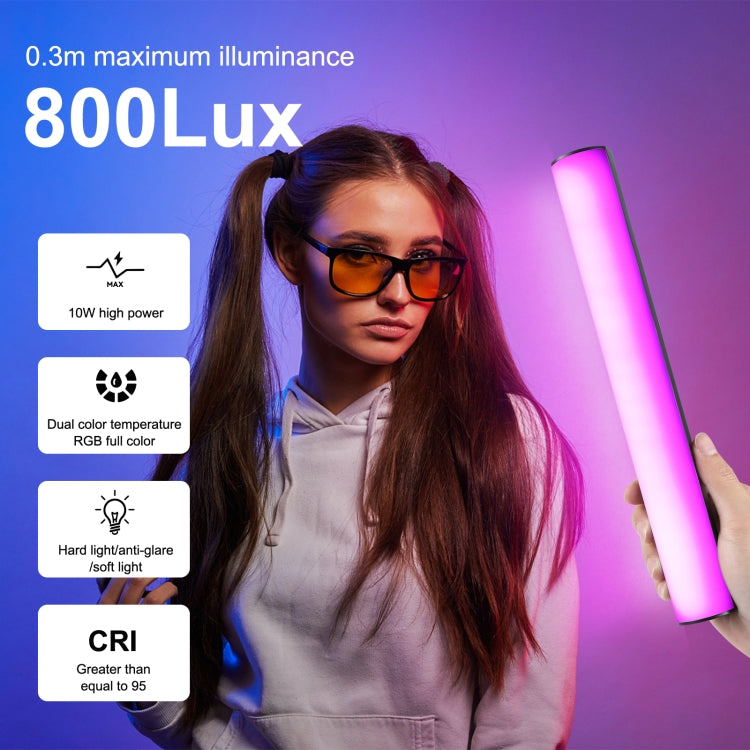 PULUZ Luce di riempimento a LED magnetica a colori RGB portatile per foto da 30 cm, 30cm Magnetic LED Fill Light