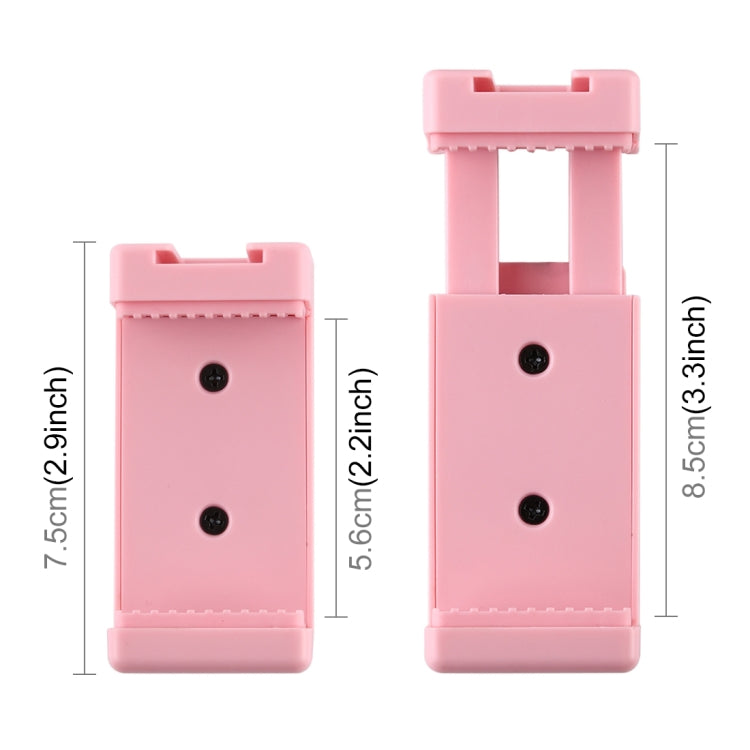 PULUZ Selfie Sticks Morsetto per telefono con montaggio su treppiede con fori per viti da 1/4 di pollice e base per slitta fredda