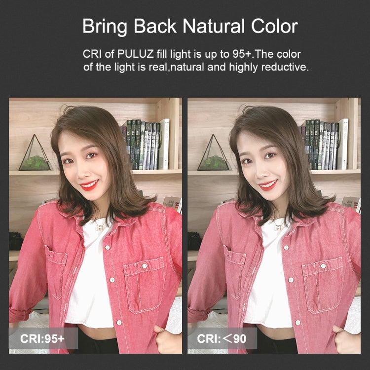 PULUZ RGB Colorato Photo LED Stick Luce di riempimento LED portatile con temperatura di colore regolabile con telecomando, Remote Fill Light RU, Remote Fill Light