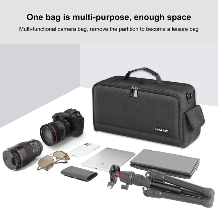 Borsa a tracolla per fotocamera portatile PULUZ Borsa a tracolla per archiviazione digitale, Crossbody Shoulder Bag
