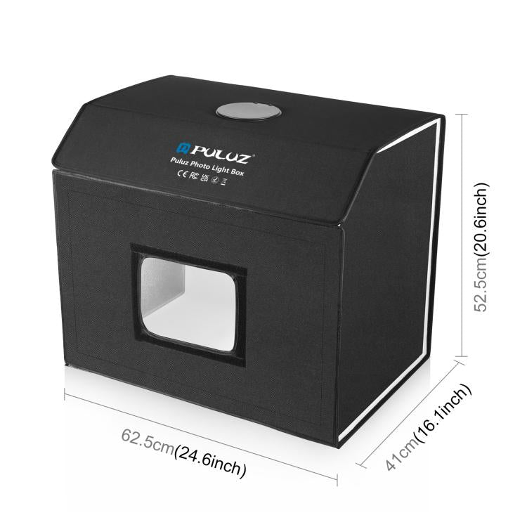 PULUZ Photo Studio Light Box Kit portatile per tende da studio fotografico cubico da 60 x 40 cm con 6 fondali colorati