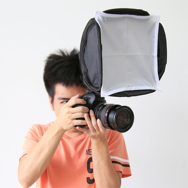 Custodia morbida pieghevole per softbox con diffusore di luce flash PULUZ, dimensioni: 23 cm x 23 cm, 23cm Softbox